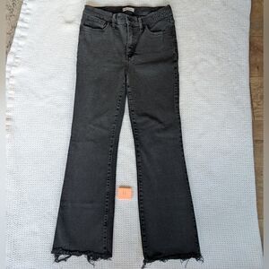 Madewell Cali Demi Boot Cut Jeans // Black